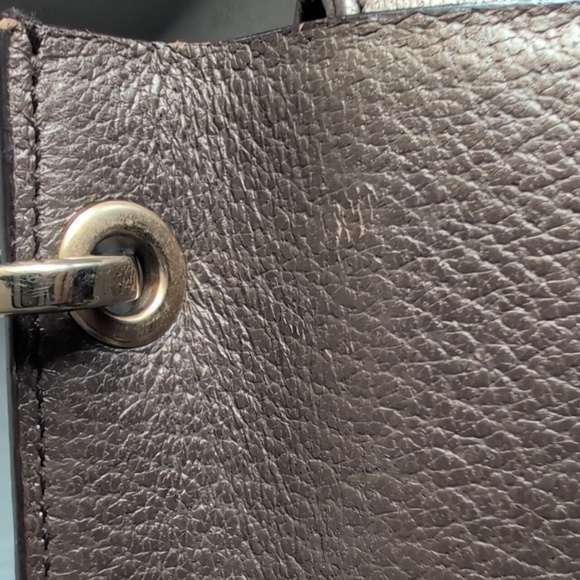 Gucci Vintage Metallic Brown Handbag with Bamboo Handle - Picture 7 of 12